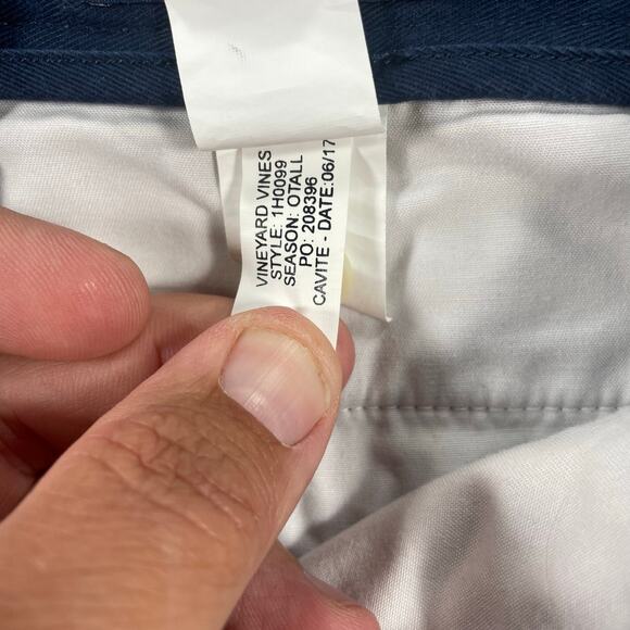 Vineyard Vines Club Short 9" Men's 32 Blue Flat Front Golf Casual Outdoor - Picture 9 of 11